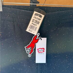 Icecream Mens Speckled Dark Blue Joggers